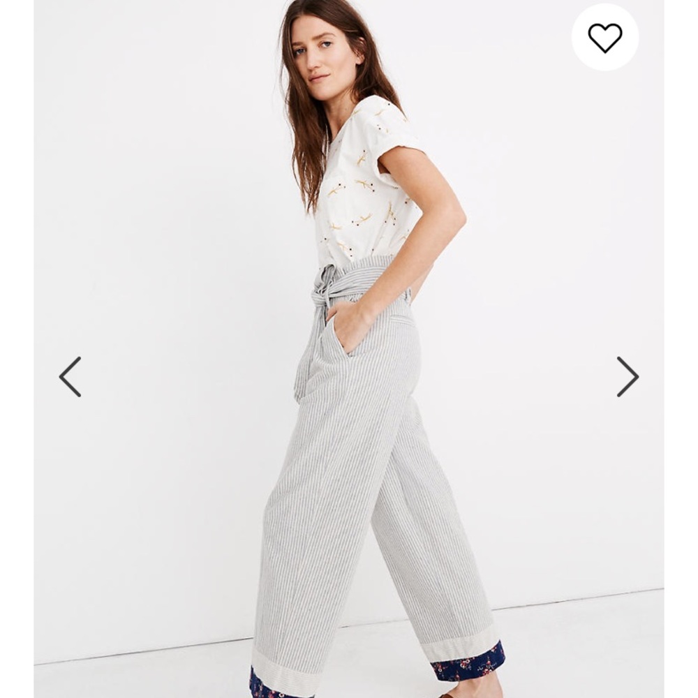 Madewell paperbag patchwork pant size 2